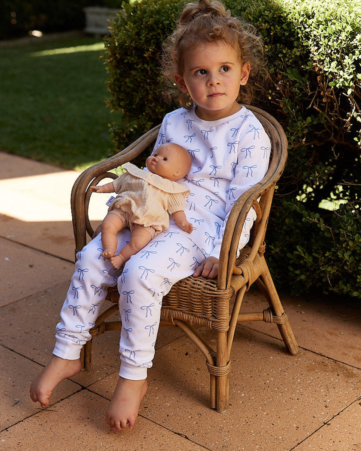 Blue Bows Junior Stretch Set
