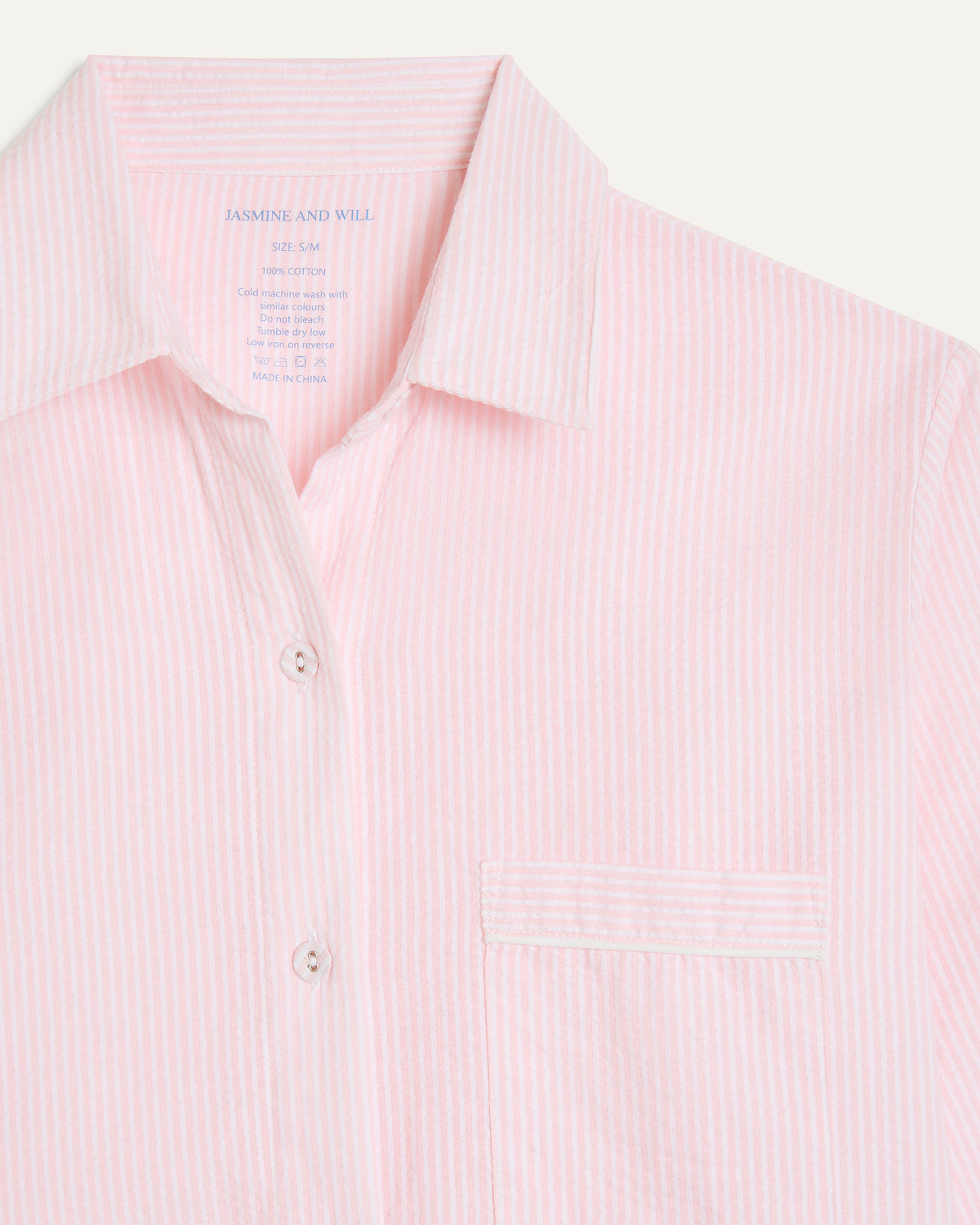 Remi Sleep Shirt - Pink Stripe