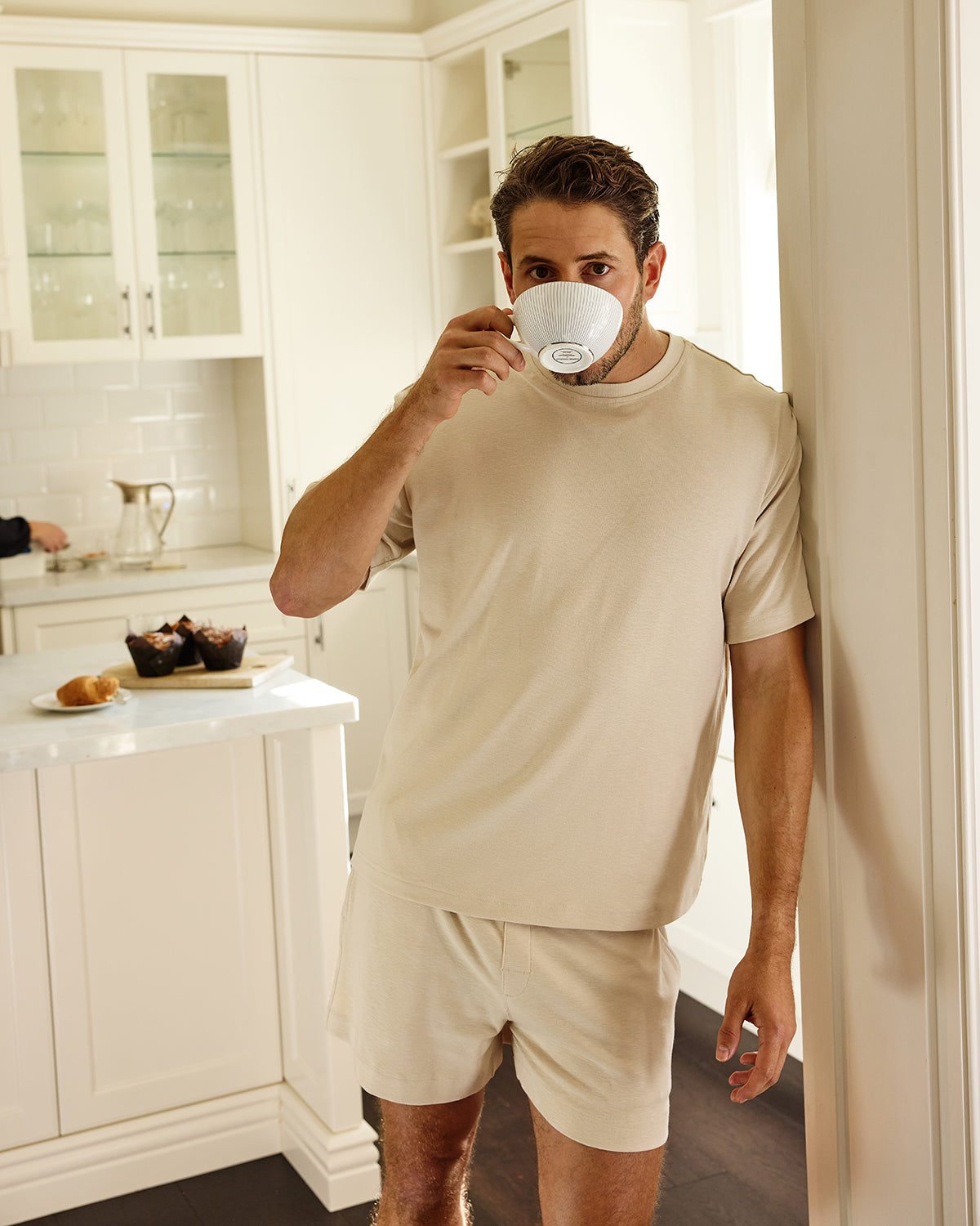 Mens Hugo Boxer and Tee Set