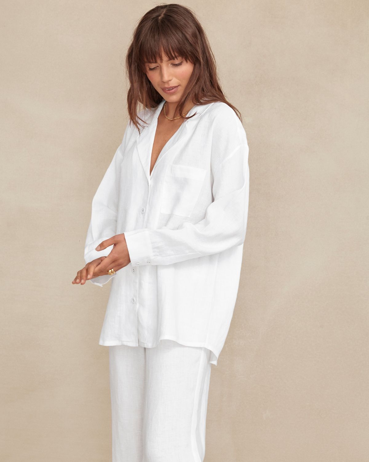 Eze Linen Set - White