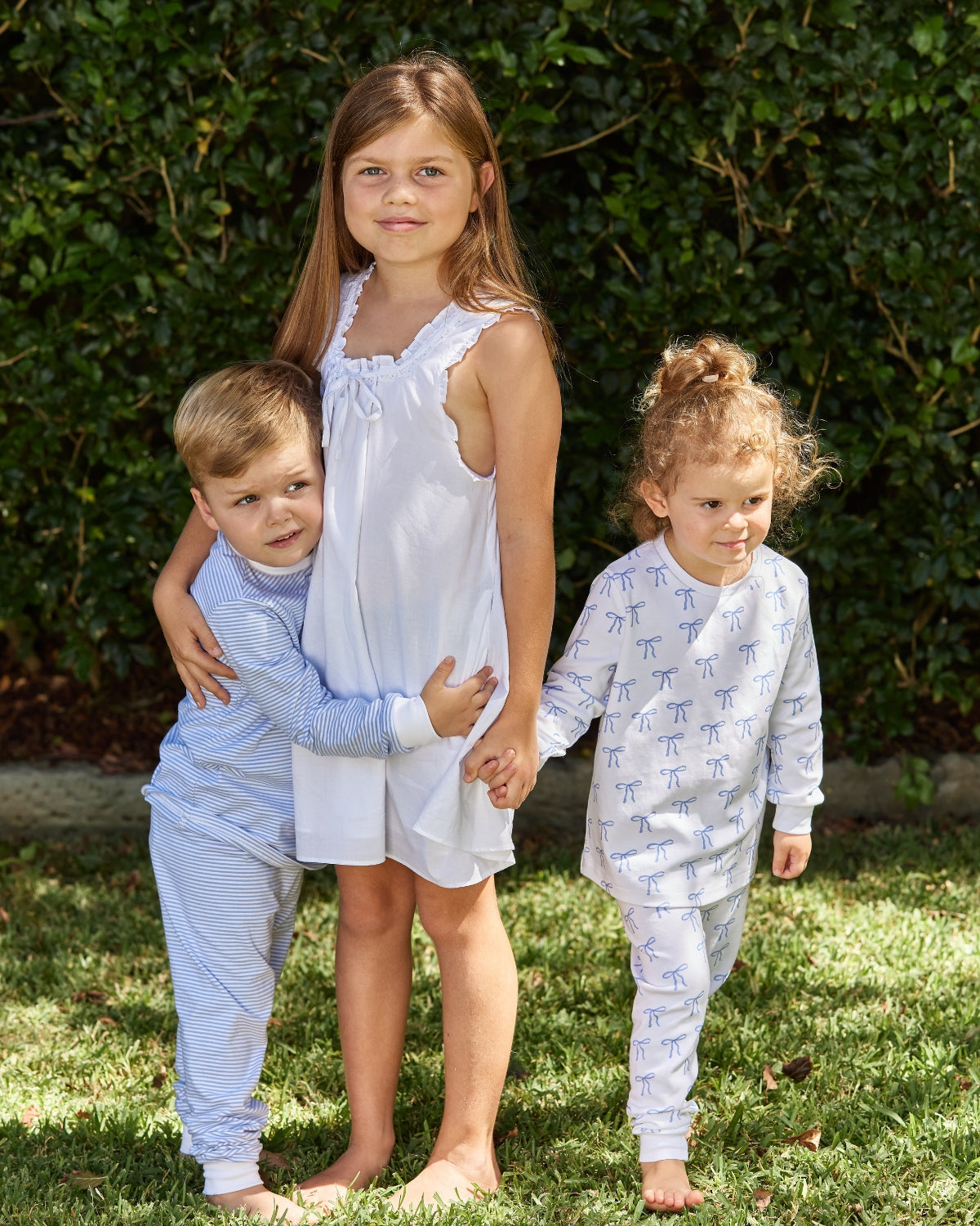 Blue Bows Junior Stretch Set