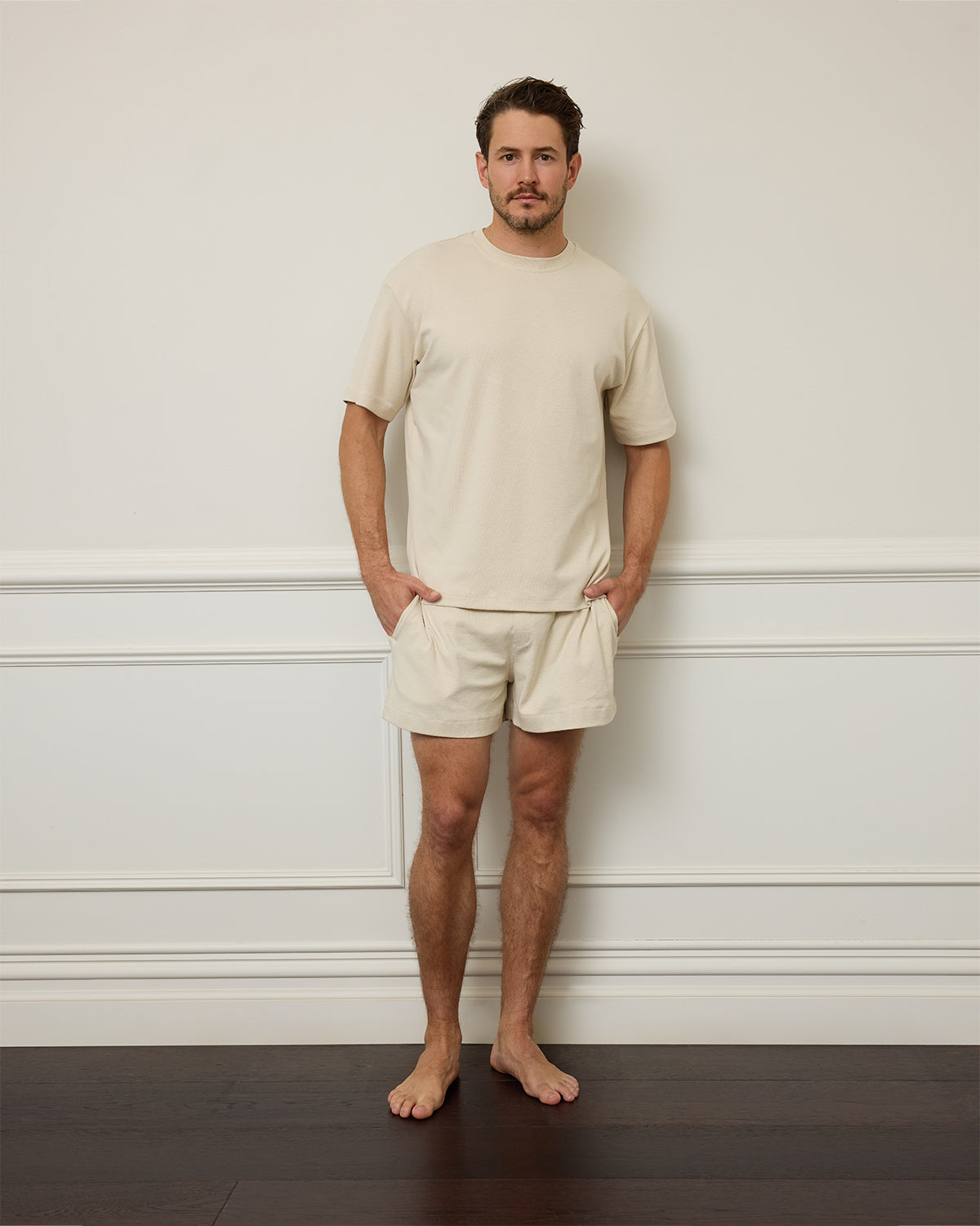 Mens Hugo Boxer and Tee Set