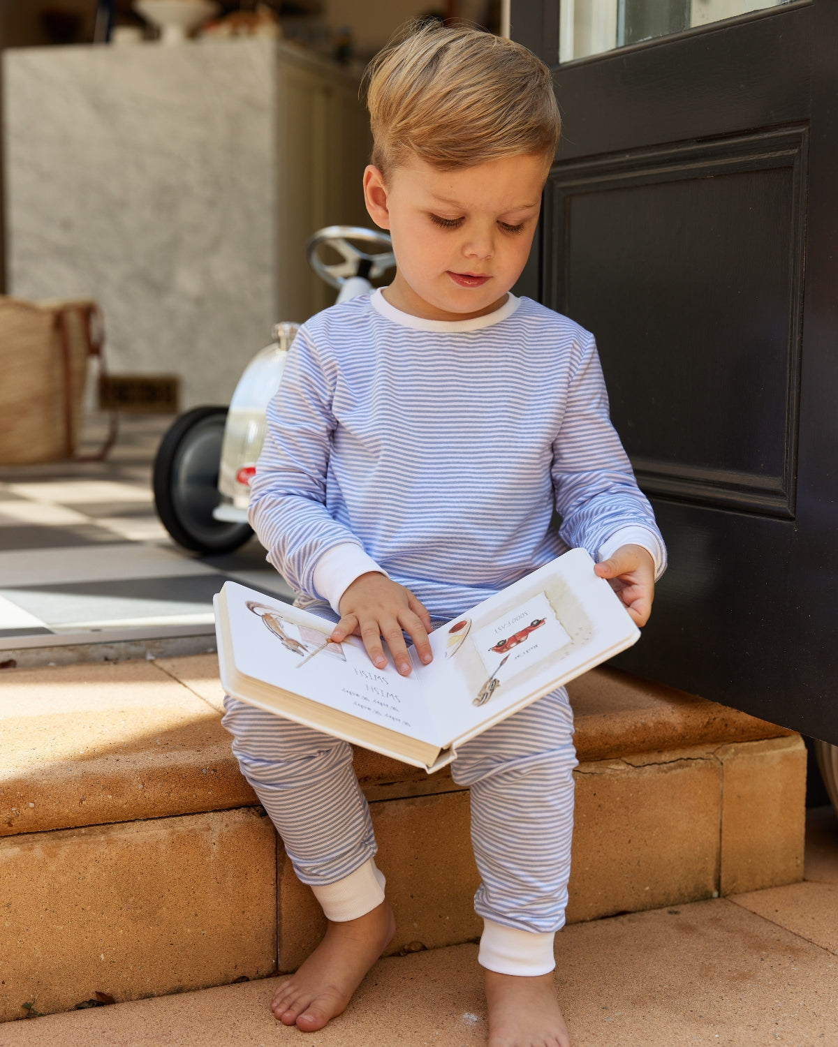 Blue Stripe Junior Stretch Set