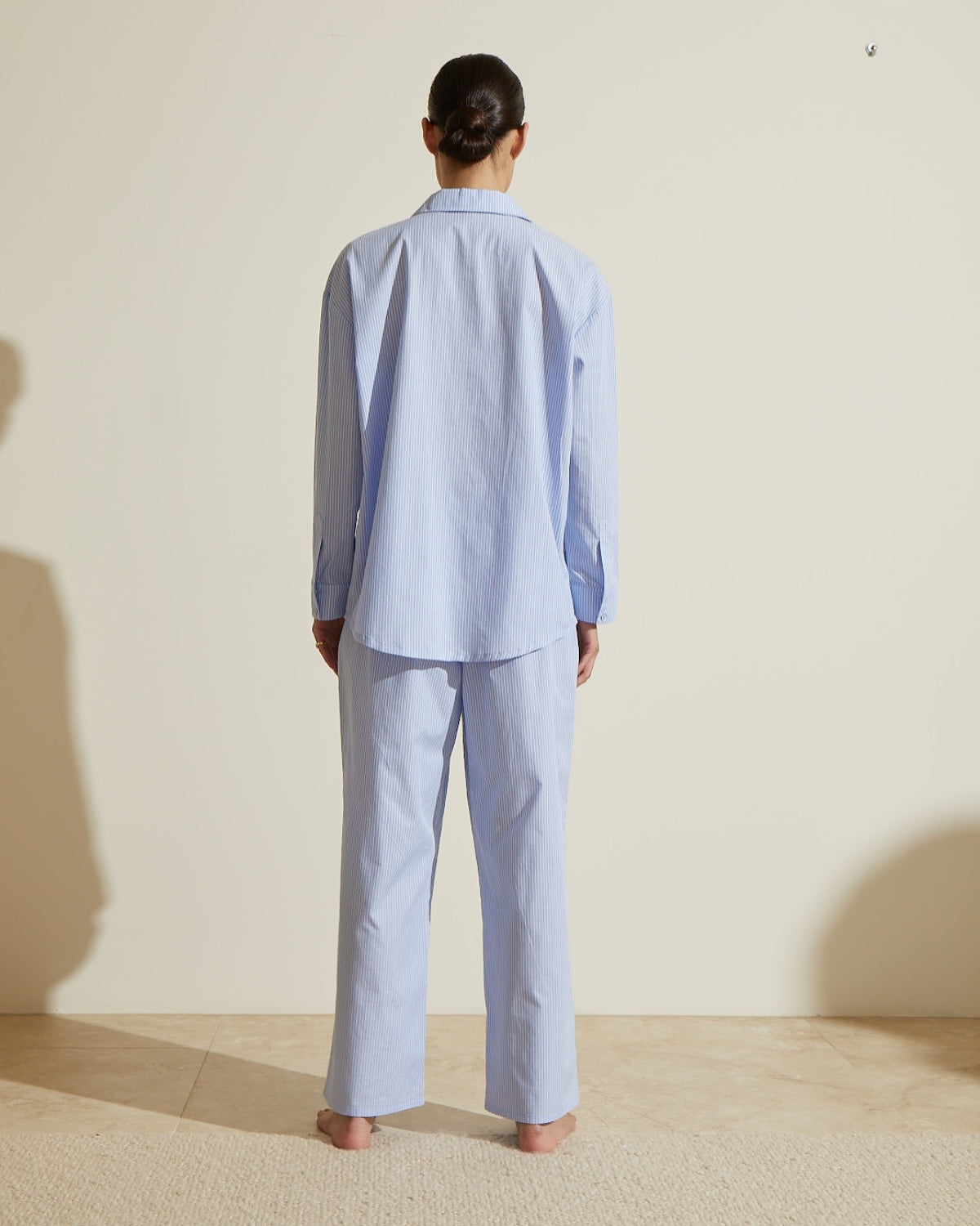 Eze Cotton Set - Placid Blue and White Stripe