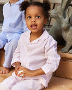 Seersucker Stripe Junior Set - Pink