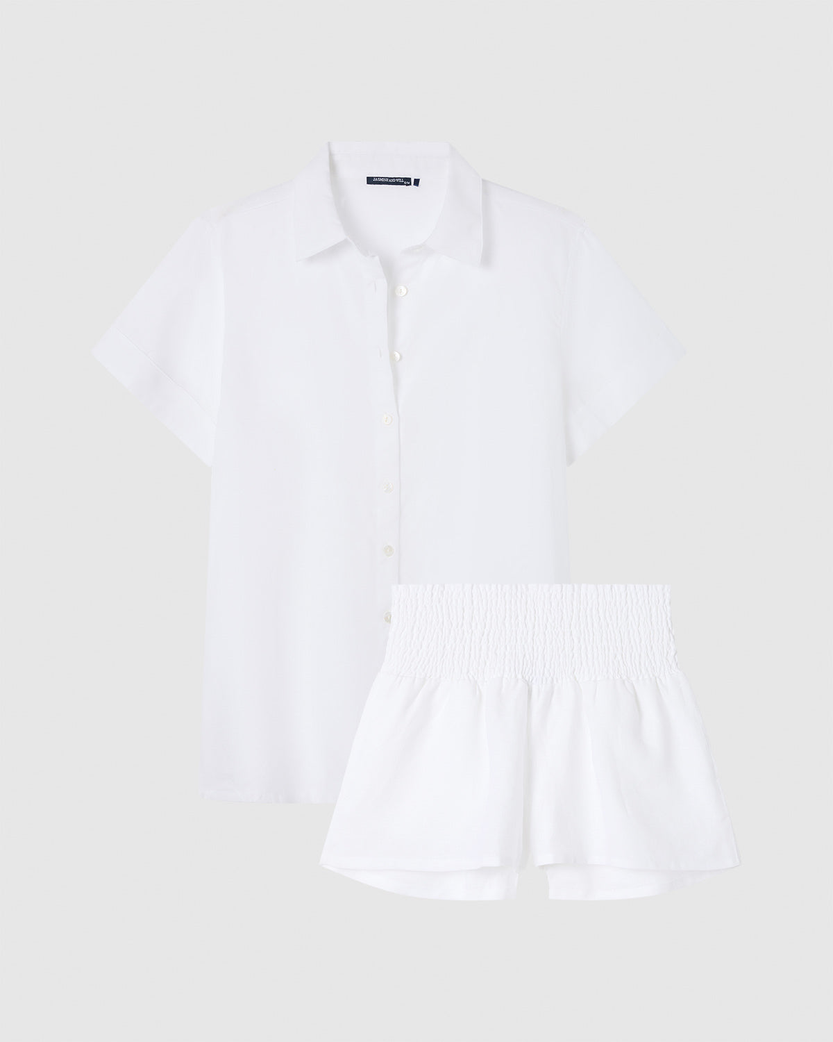 Reims Linen Set- White (Maternity Friendly)