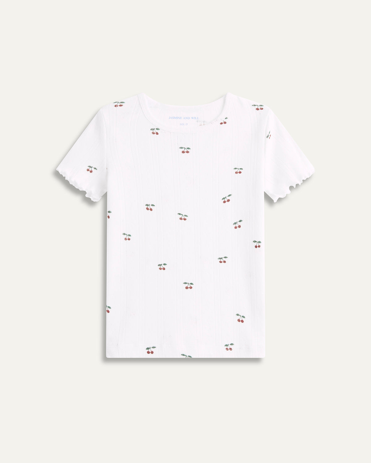 Pointelle Junior Set - Cherries