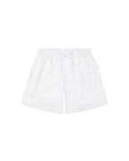 Mens Linen Lounge Short - White