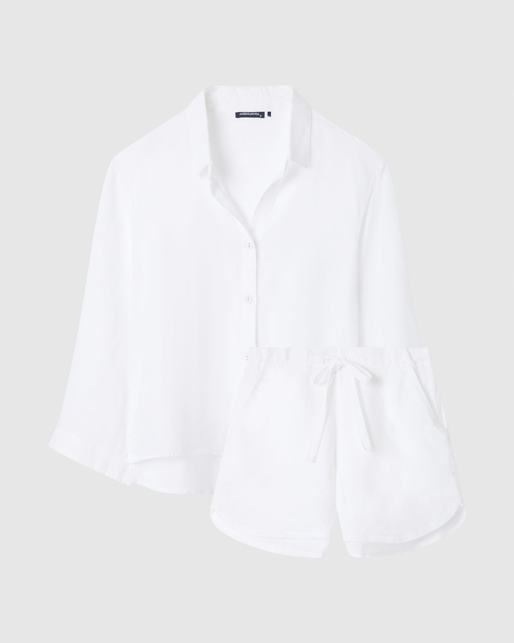 Anjuna Linen Set - White