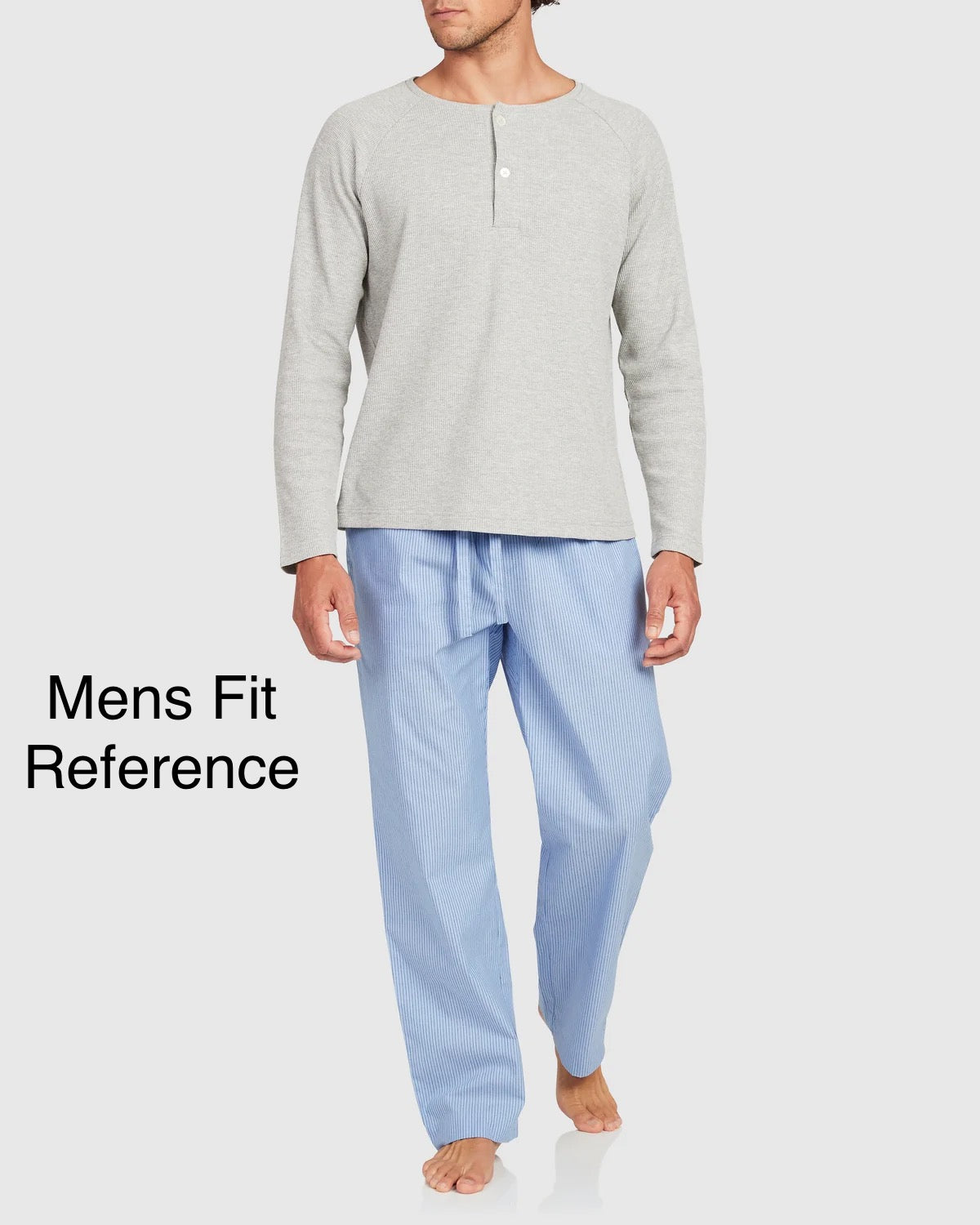 Unisex Cotton Man Pant - Washed Navy Stripe