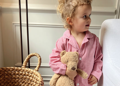 Unisex Red Stripe Junior Set