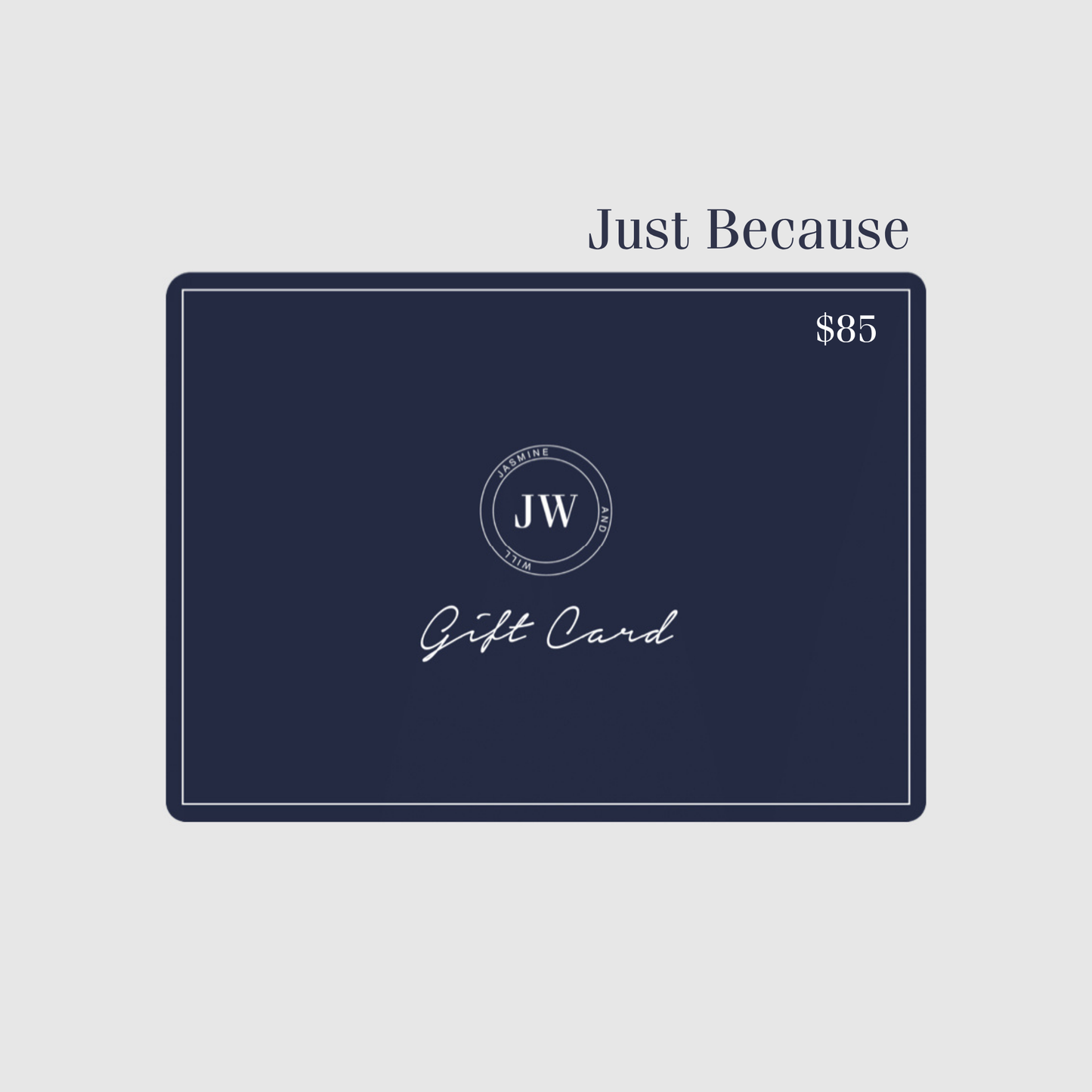 Jasmine & Will Gift Card