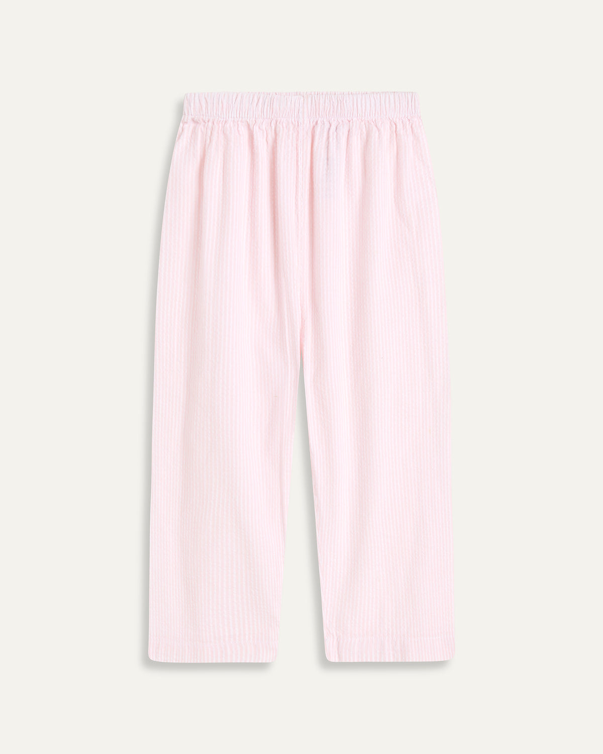 Seersucker Stripe Junior Set - Pink