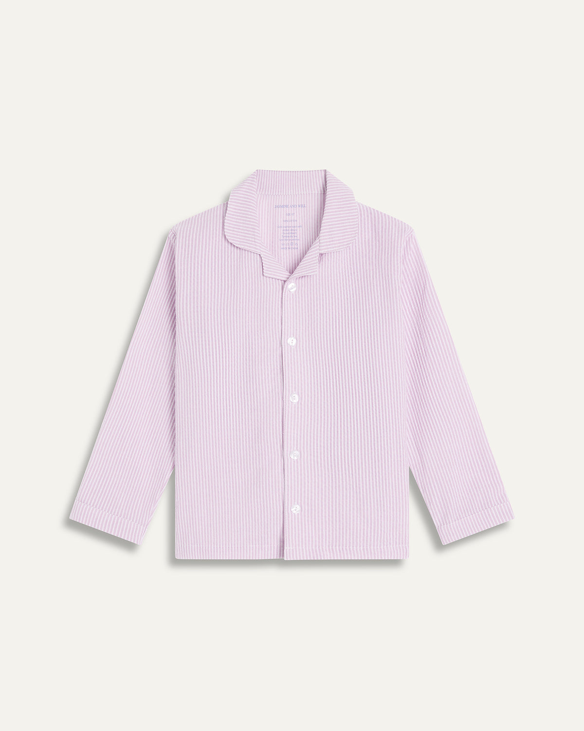 Seersucker Stripe Junior Set - Purple