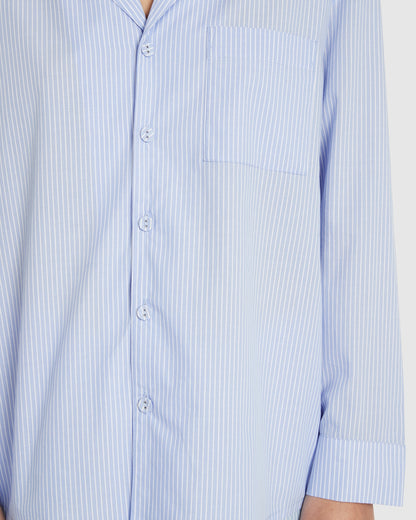Eze Cotton Set - Placid Blue and White Stripe