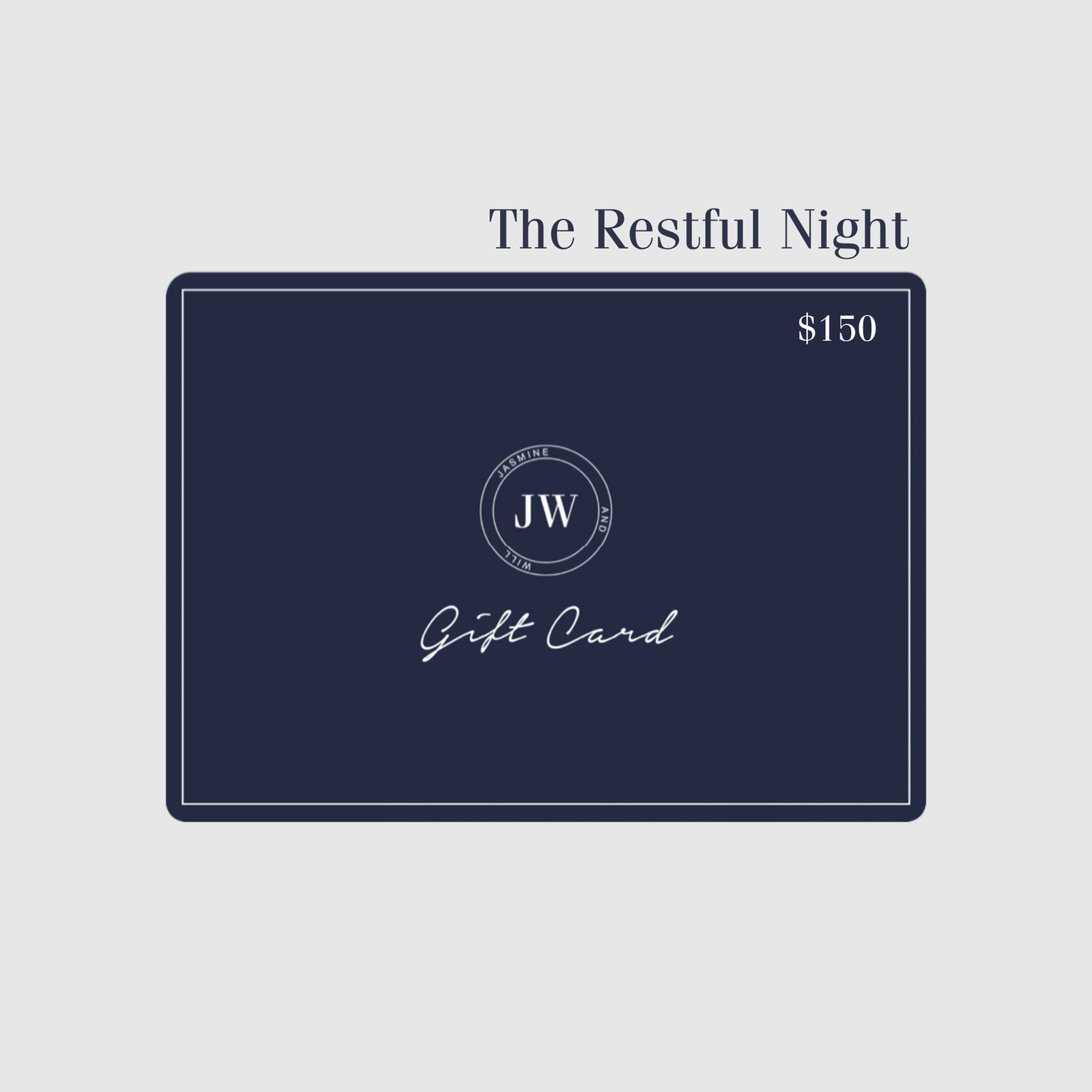 Jasmine & Will Gift Card