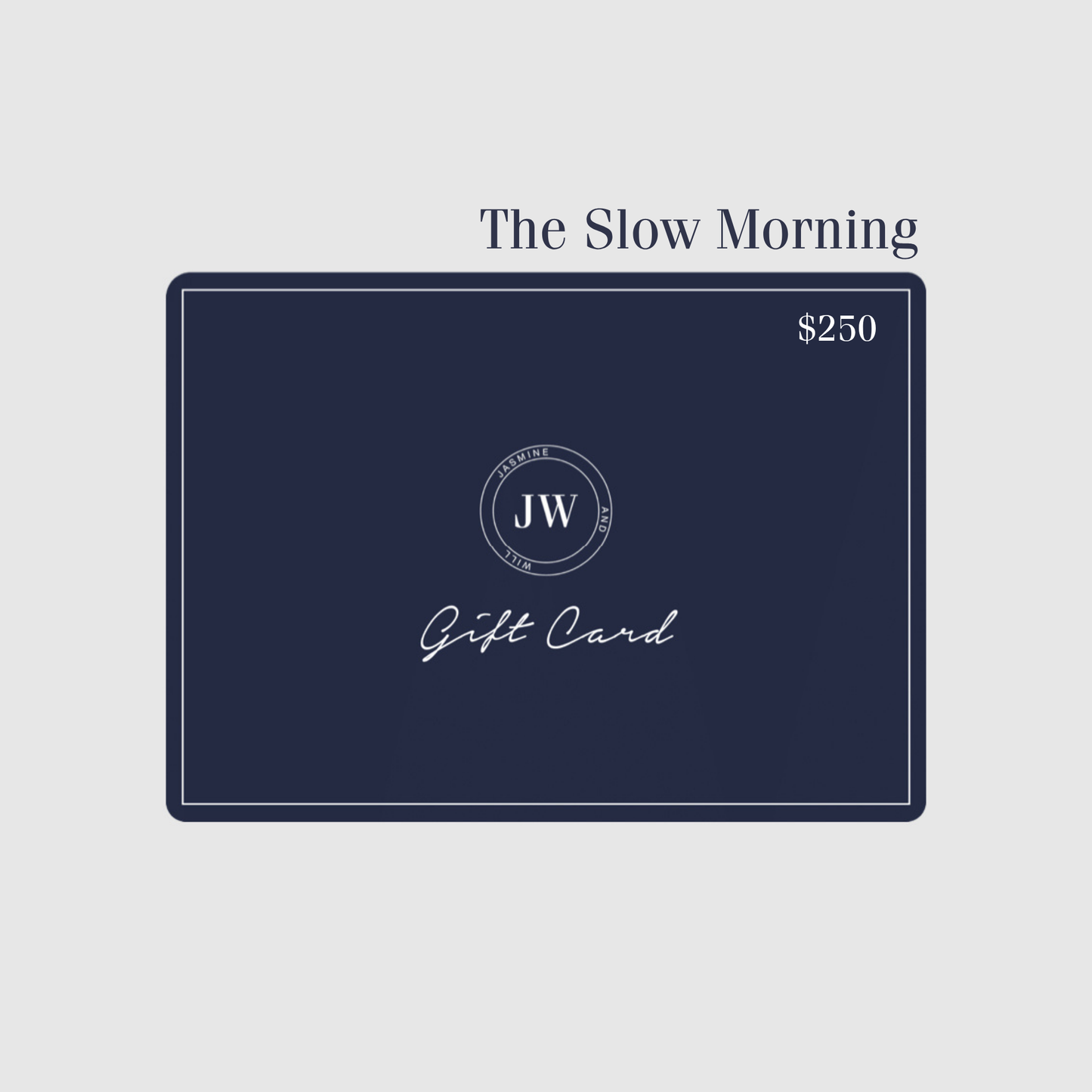 Jasmine & Will Gift Card