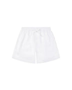 Mens Linen Lounge Short - White