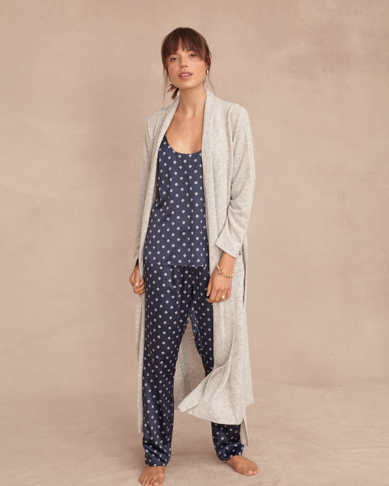 Load image into Gallery viewer, Sorrento Cami and Pant Set - Navy Print
