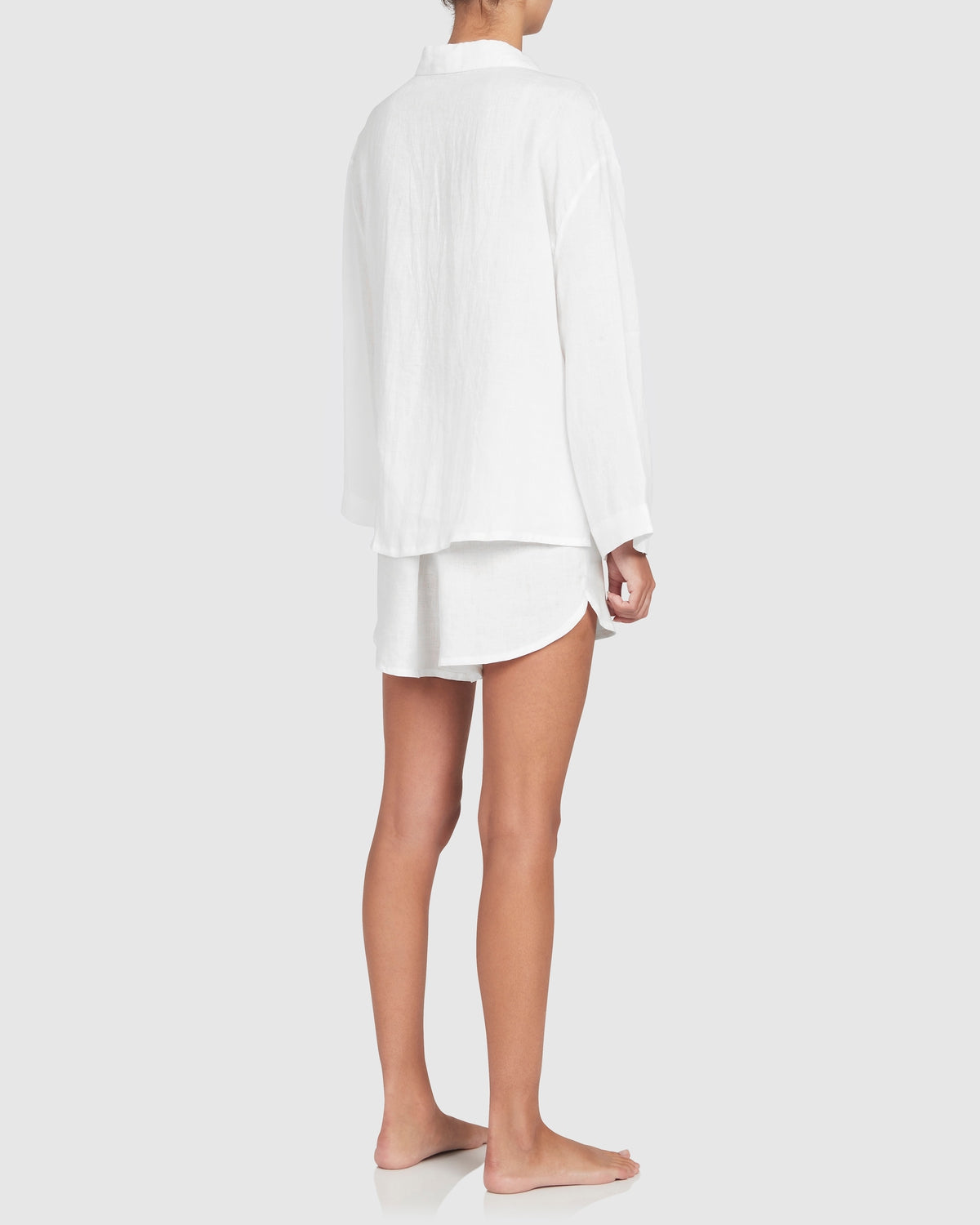 Anjuna Linen Set - White