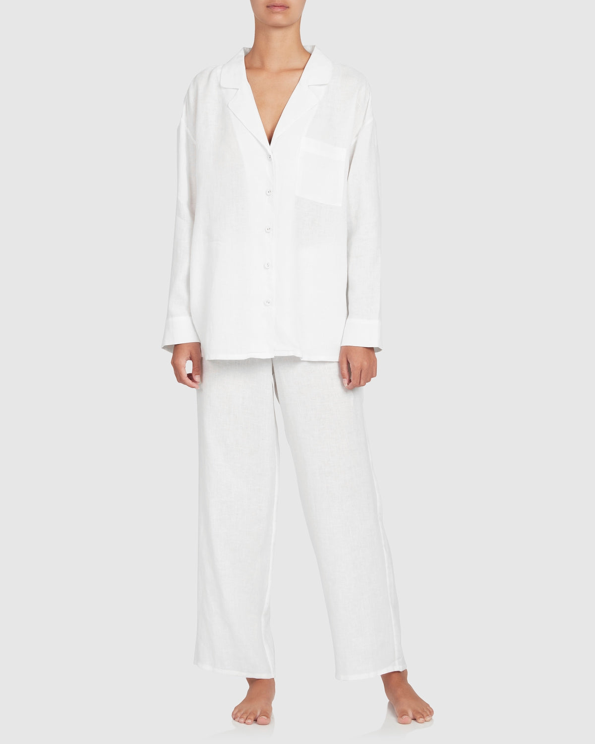 Eze Linen Set - White