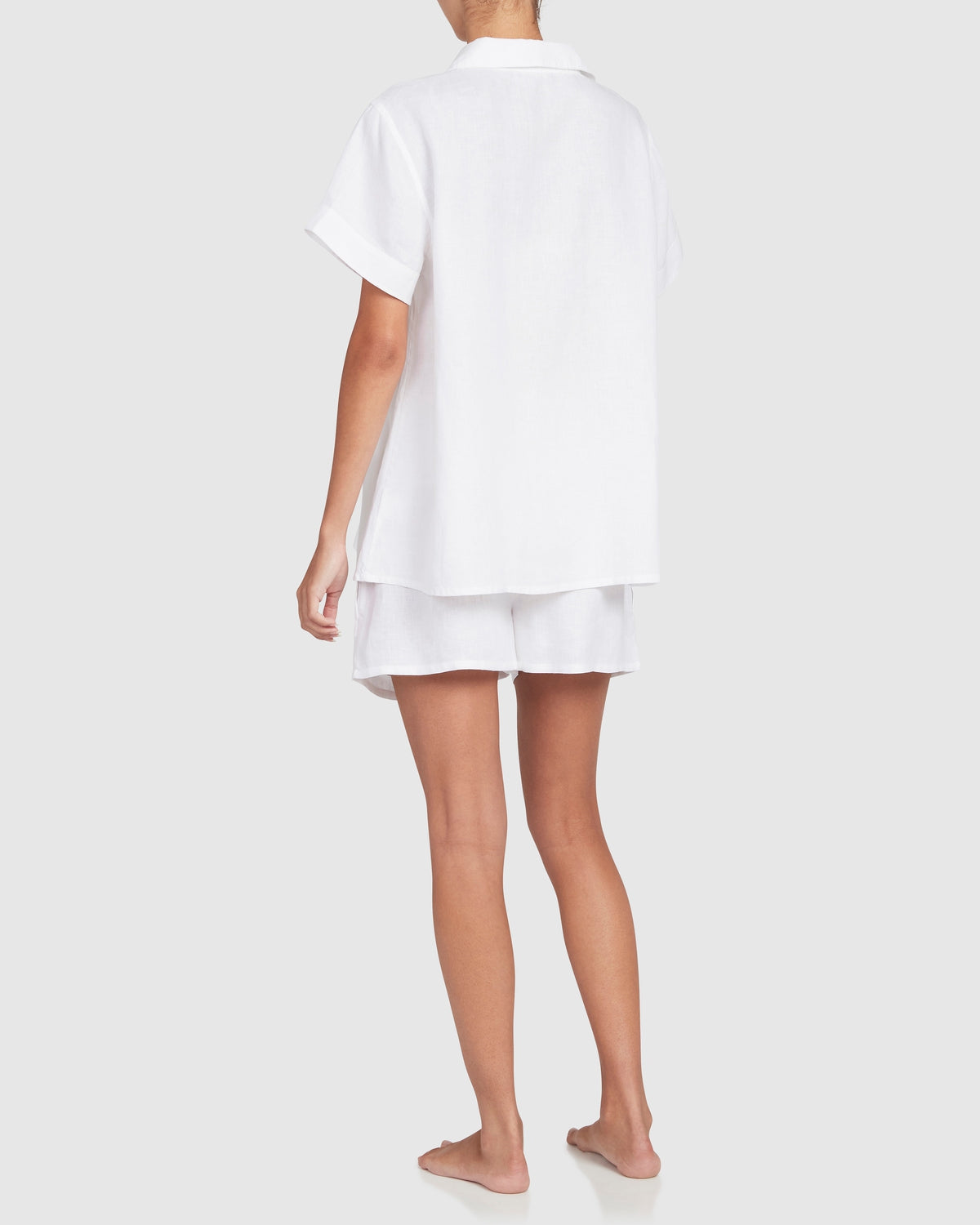 Reims Linen Set- White (Maternity Friendly)
