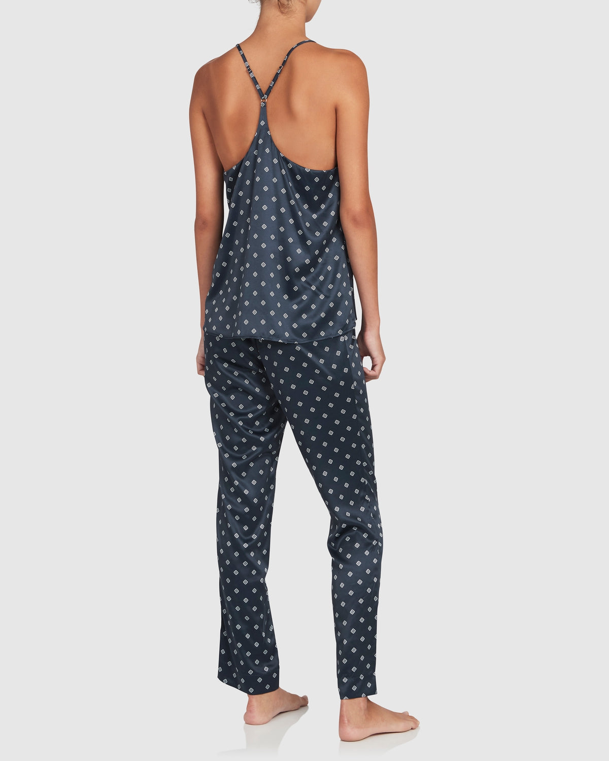 Load image into Gallery viewer, Sorrento Cami and Pant Set - Navy Print
