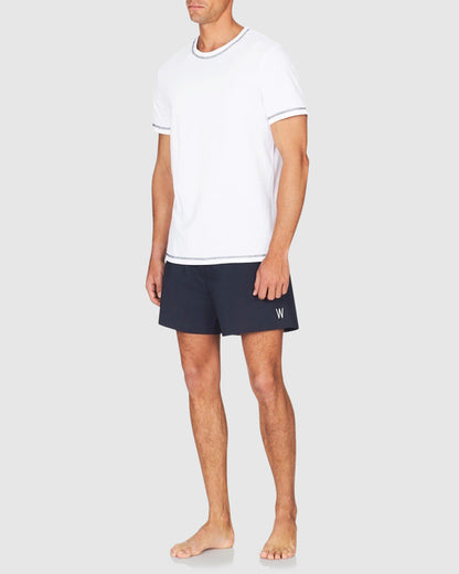 Mens Cotton Tee White