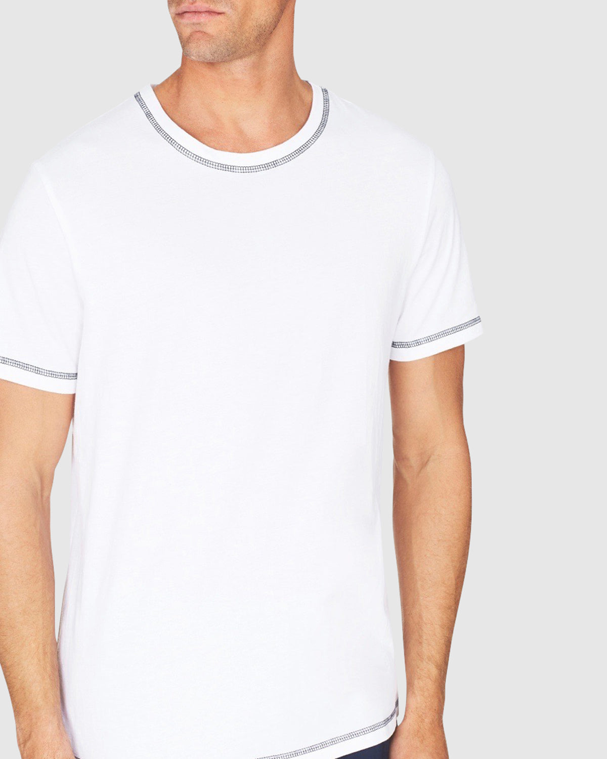 Mens Cotton Tee White