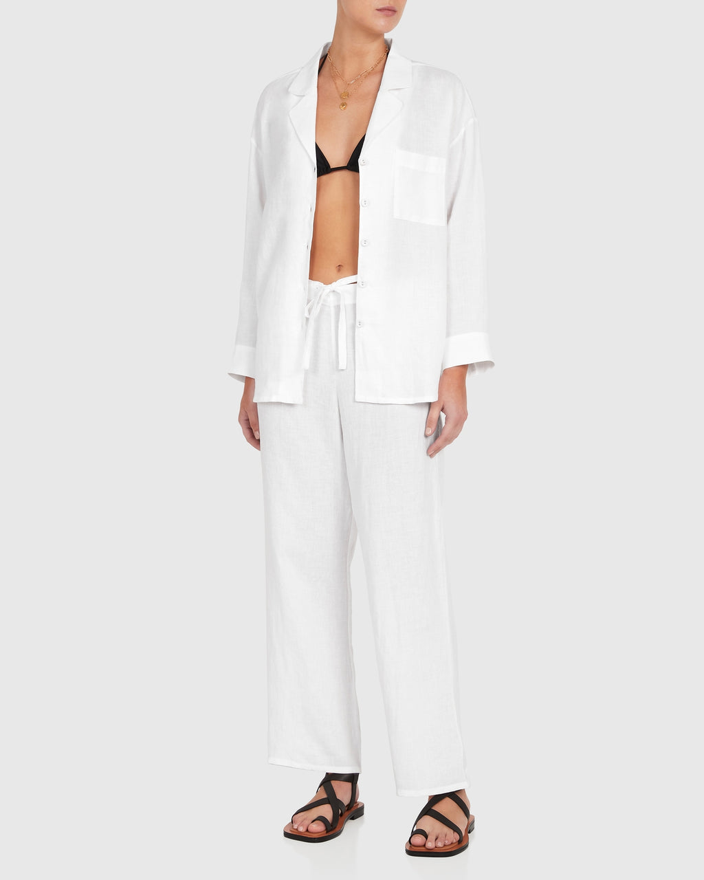 Eze Linen Set - White