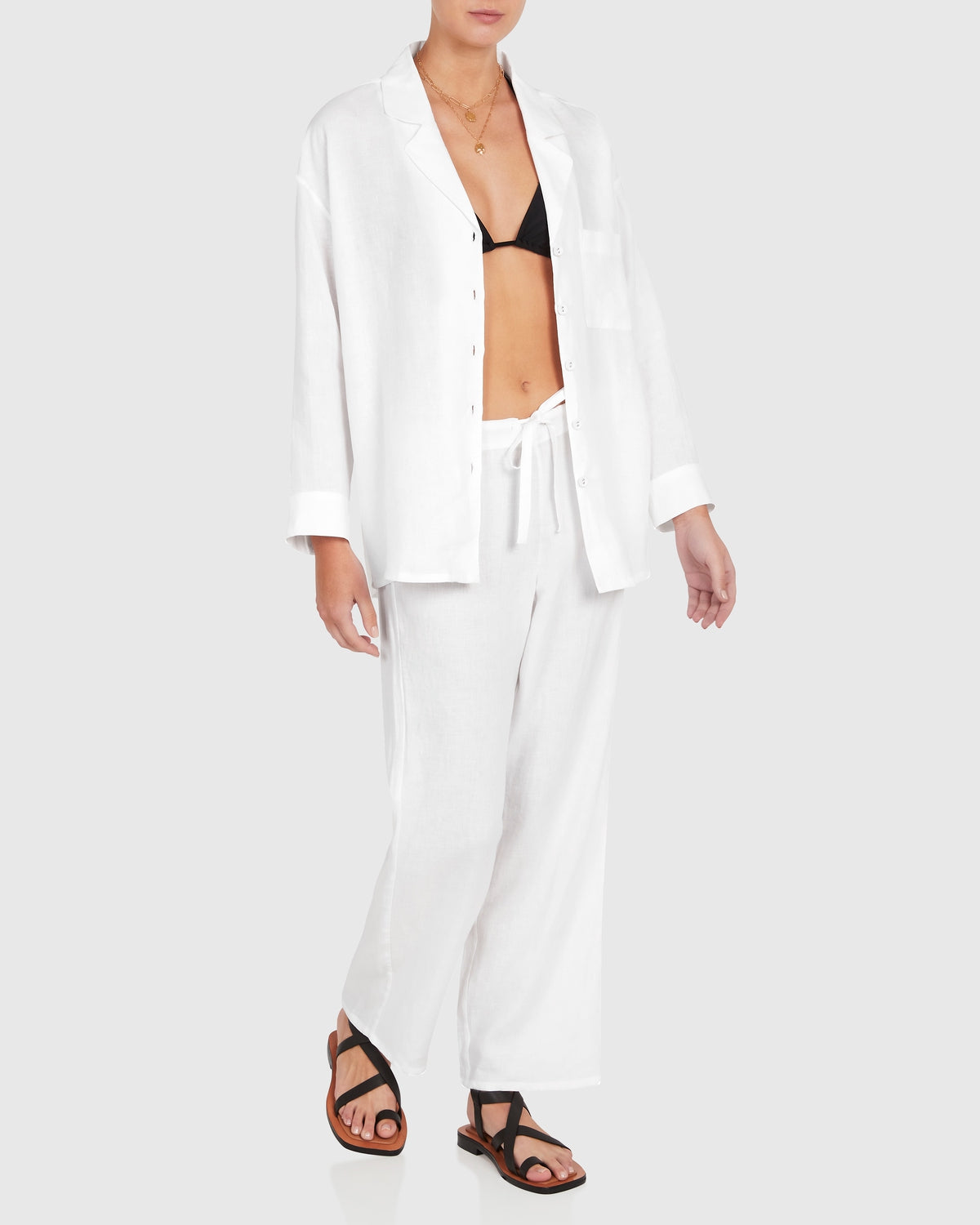 Eze Linen Set - White
