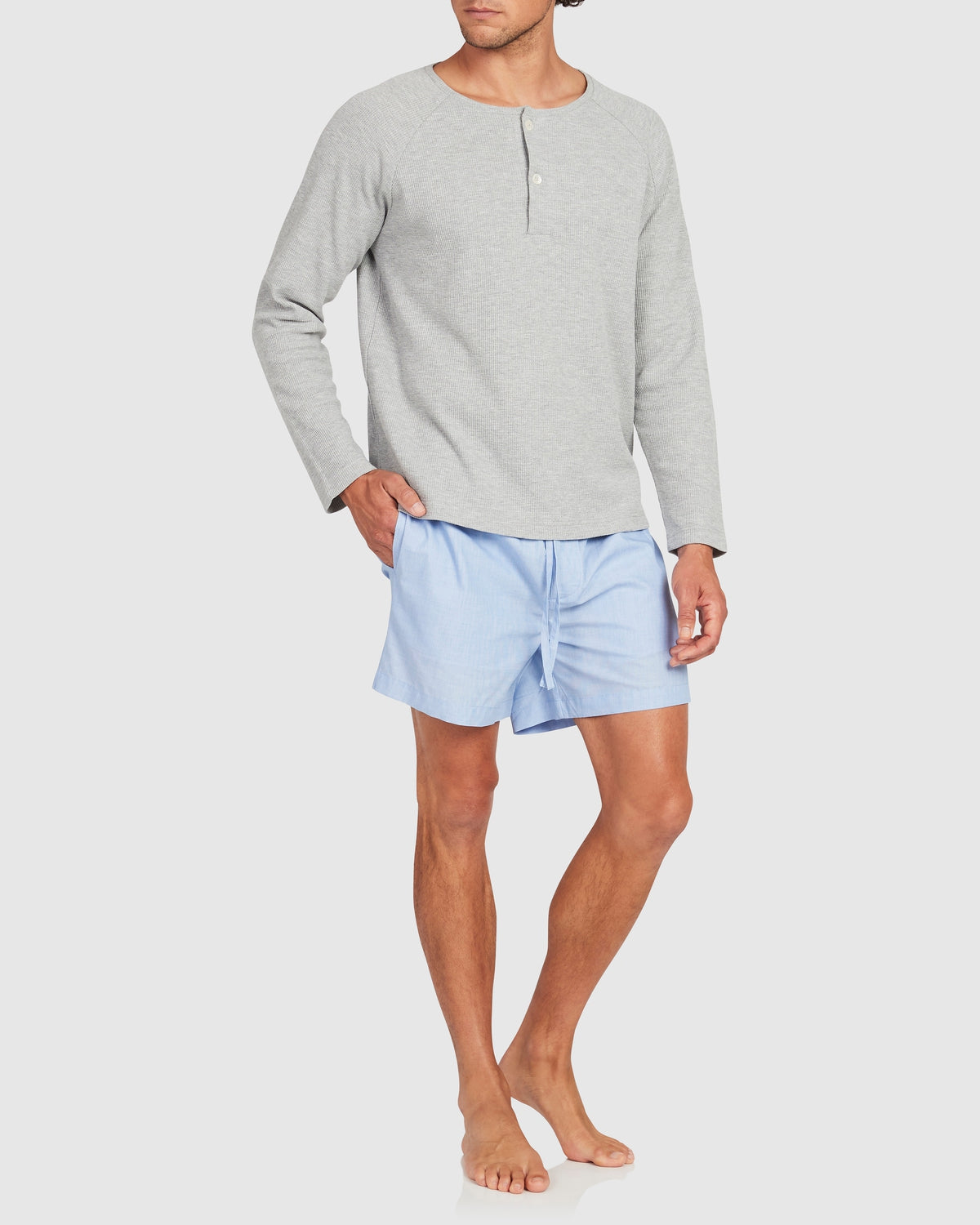 Load image into Gallery viewer, Mens Lounge Short - Fil-à-Fil
