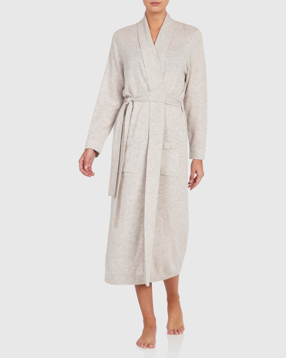 Load image into Gallery viewer, Cashmere and Wool Blend Robe
