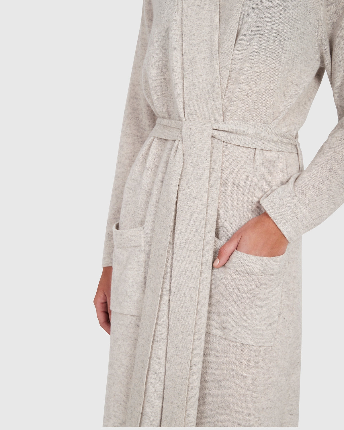 Load image into Gallery viewer, Cashmere and Wool Blend Robe
