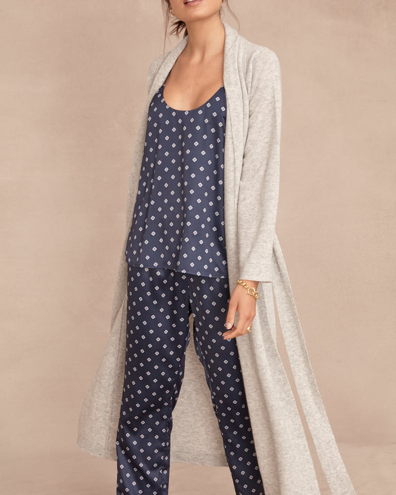 Load image into Gallery viewer, Sorrento Cami and Pant Set - Navy Print
