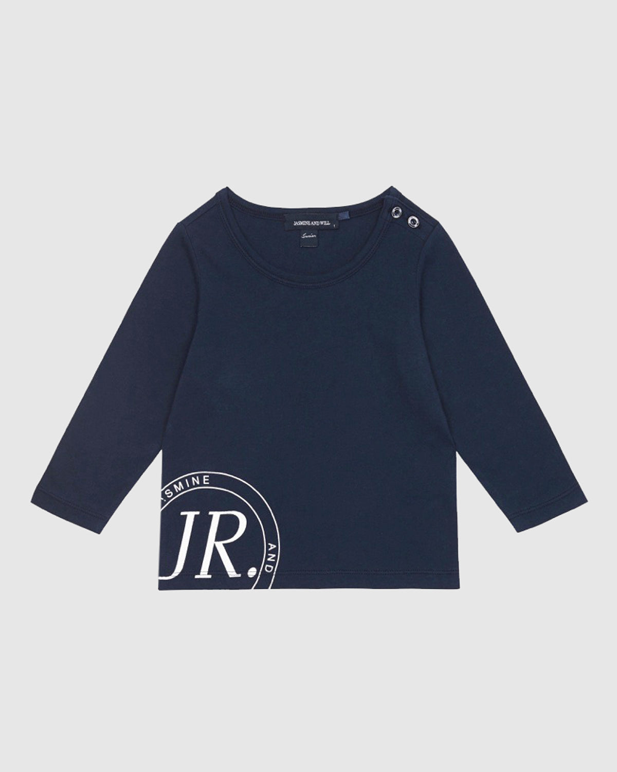 Junior Long Sleeve Top Navy